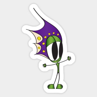 Funny Cartoon Character Sticker